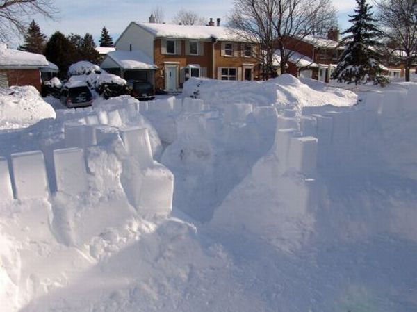 Снежные баррикады (45 фото)