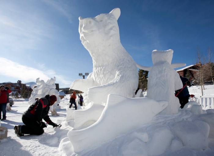 Фестиваль снежных скульптур в Брекенридже (6 фото)