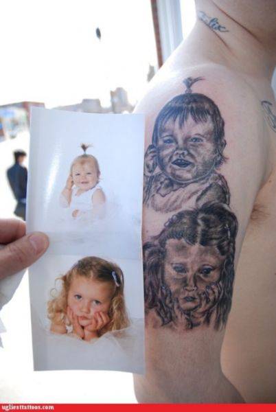 Сумасшедшие татуировки (35 фото)
