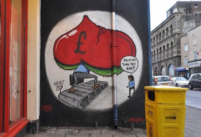 Стрит-арт из Бристоля (93 фото)