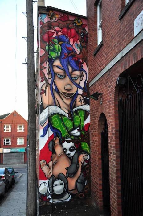 Стрит-арт из Бристоля (93 фото)