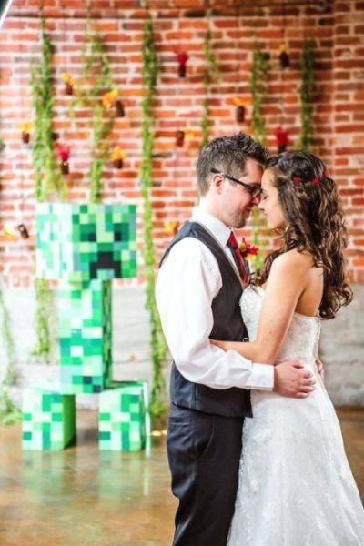 Свадебный Minecraft (63 фото)