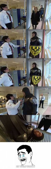 Шведский тролль в в аэропорту (2 фото)