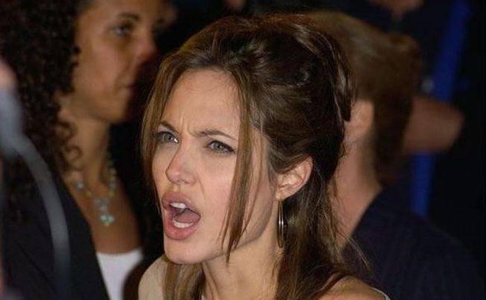 Прикольные фотки Анджелины Джоли (79 фото)