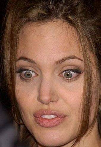 Прикольные фотки Анджелины Джоли (79 фото)