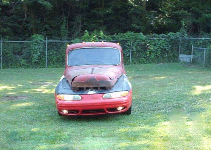 Ужасный самодельный автомобиль за 4 000 долларов (4 фото)