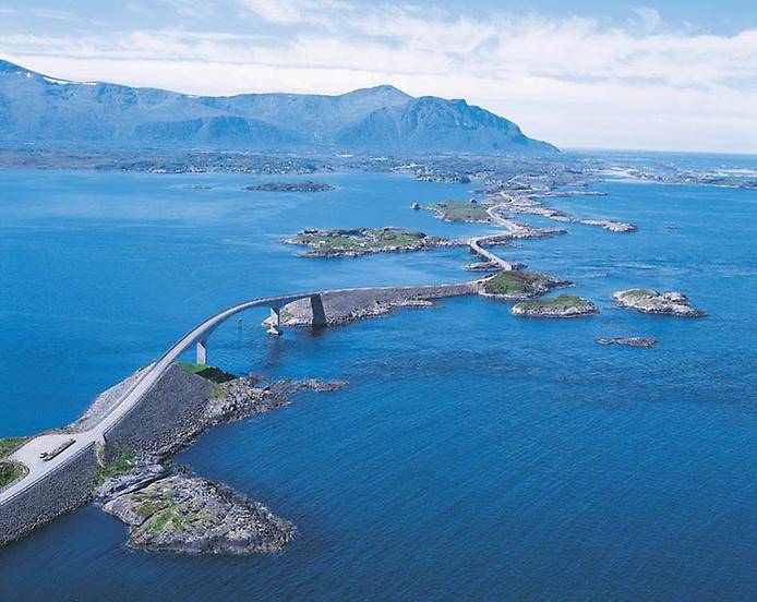 Атлантическое шоссе. Сооружение века в Норвегии (18 фото)