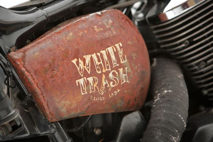 Honda Shadow White Trash (14 )