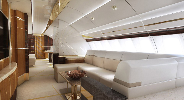 Сверхроскошный Boeing 747 за 600 миллионов долларов (13 фото) Сверхроскошный Boeing 747 за 600 миллионов долларов (13 фото)