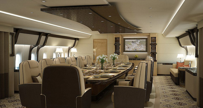 Сверхроскошный Boeing 747 за 600 миллионов долларов (13 фото) Сверхроскошный Boeing 747 за 600 миллионов долларов (13 фото)