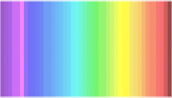 Менее четверти всех людей способны увидеть все оттенки в этом спектре (2 фото)