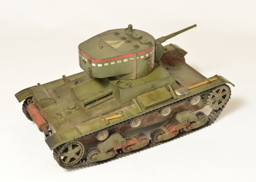 Сборная модель танка Т-26 (7 фото + 1 видео)