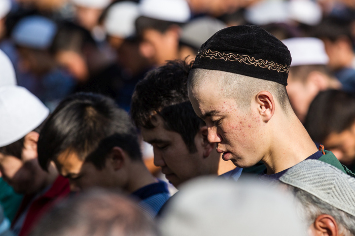 Мусульмане Москвы отметили окончание Рамадана (33 фото)