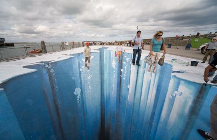 Оптическая иллюзия - Ледниковый период (16 фото)