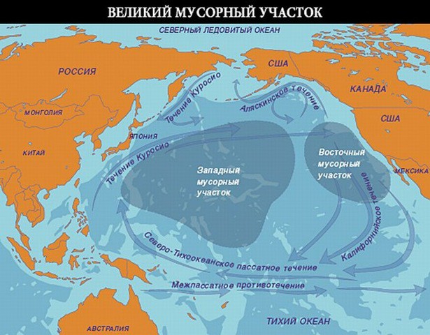 Мусорный остров в Тихом океане (9 фото) Мусорный остров в Тихом океане (9 фото)