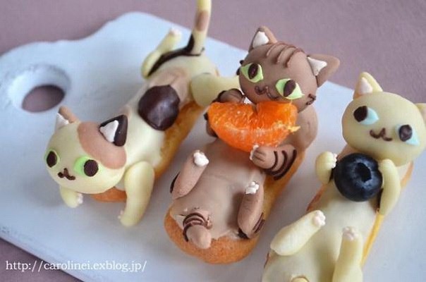 Японские сладости в форме кошечек (10 фото) Японские сладости в форме кошечек (10 фото)