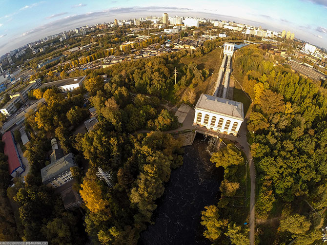 Сходненская ГЭС с высоты (13 фото) Сходненская ГЭС с высоты (13 фото)
