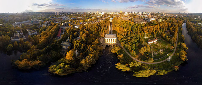 Сходненская ГЭС с высоты (13 фото) Сходненская ГЭС с высоты (13 фото)