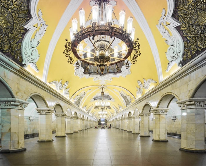 Красота российского метро на фото Дэвида Бурдени (8 фото) Красота российского метро на фото Дэвида Бурдени (8 фото)