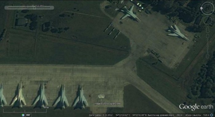 Военные объекты России на спутниковых снимках Google Earth (24 фото) Военные объекты России на спутниковых снимках Google Earth (24 фото)
