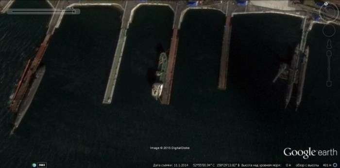 Военные объекты России на спутниковых снимках Google Earth (24 фото) Военные объекты России на спутниковых снимках Google Earth (24 фото)