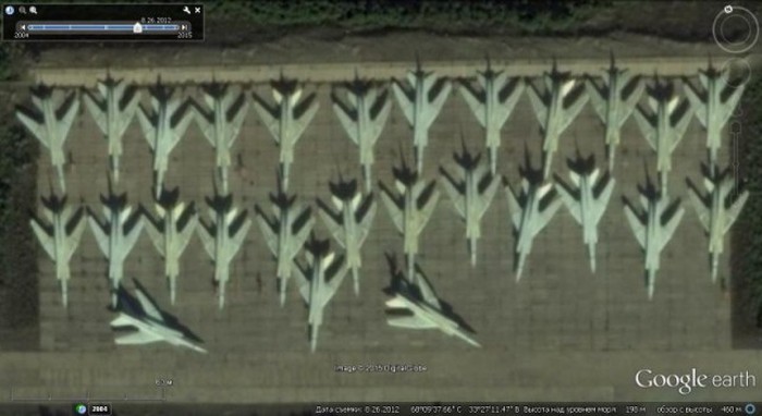 Военные объекты России на спутниковых снимках Google Earth (24 фото) Военные объекты России на спутниковых снимках Google Earth (24 фото)
