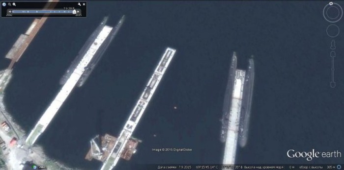 Военные объекты России на спутниковых снимках Google Earth (24 фото) Военные объекты России на спутниковых снимках Google Earth (24 фото)
