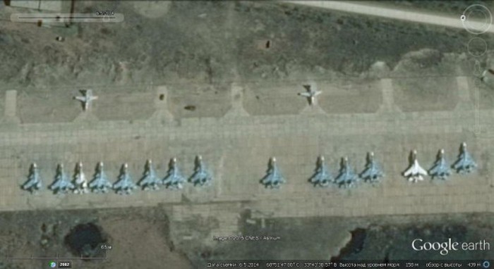 Военные объекты России на спутниковых снимках Google Earth (24 фото) Военные объекты России на спутниковых снимках Google Earth (24 фото)