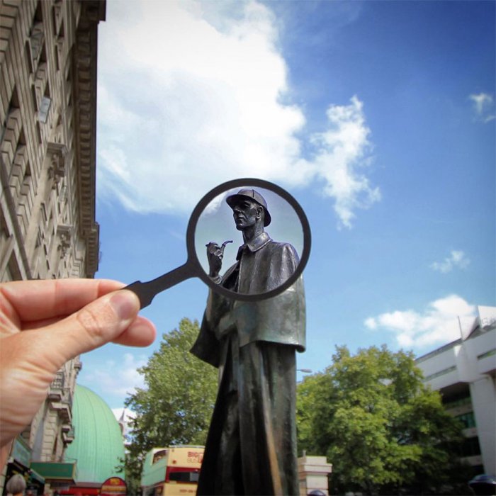 Фотопроект с превращением достопримечательностей (15 фото) Фотопроект с превращением достопримечательностей (15 фото)