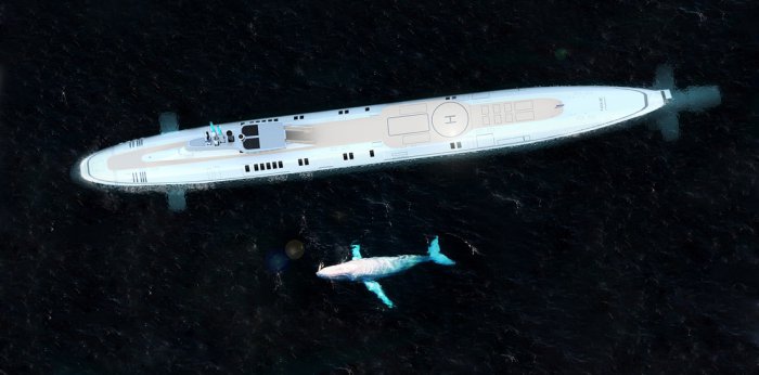 Яхта-субмарина Migaloo Private Submersible Yacht (18 фото) Яхта-субмарина Migaloo Private Submersible Yacht (18 фото)