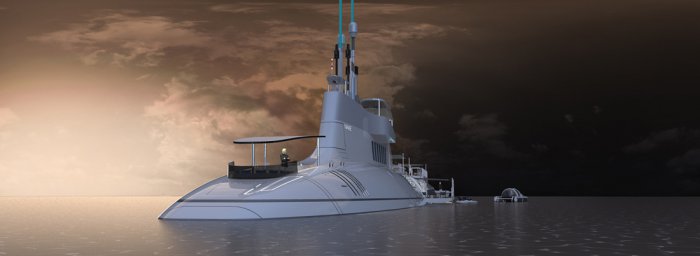 Яхта-субмарина Migaloo Private Submersible Yacht (18 фото) Яхта-субмарина Migaloo Private Submersible Yacht (18 фото)
