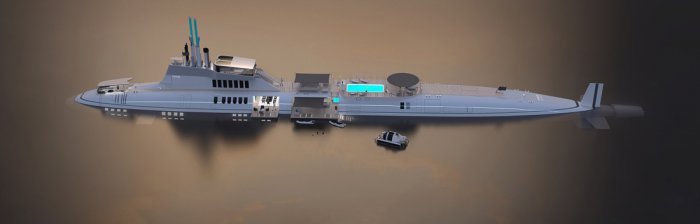 Яхта-субмарина Migaloo Private Submersible Yacht (18 фото) Яхта-субмарина Migaloo Private Submersible Yacht (18 фото)
