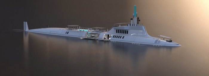 Яхта-субмарина Migaloo Private Submersible Yacht (18 фото) Яхта-субмарина Migaloo Private Submersible Yacht (18 фото)