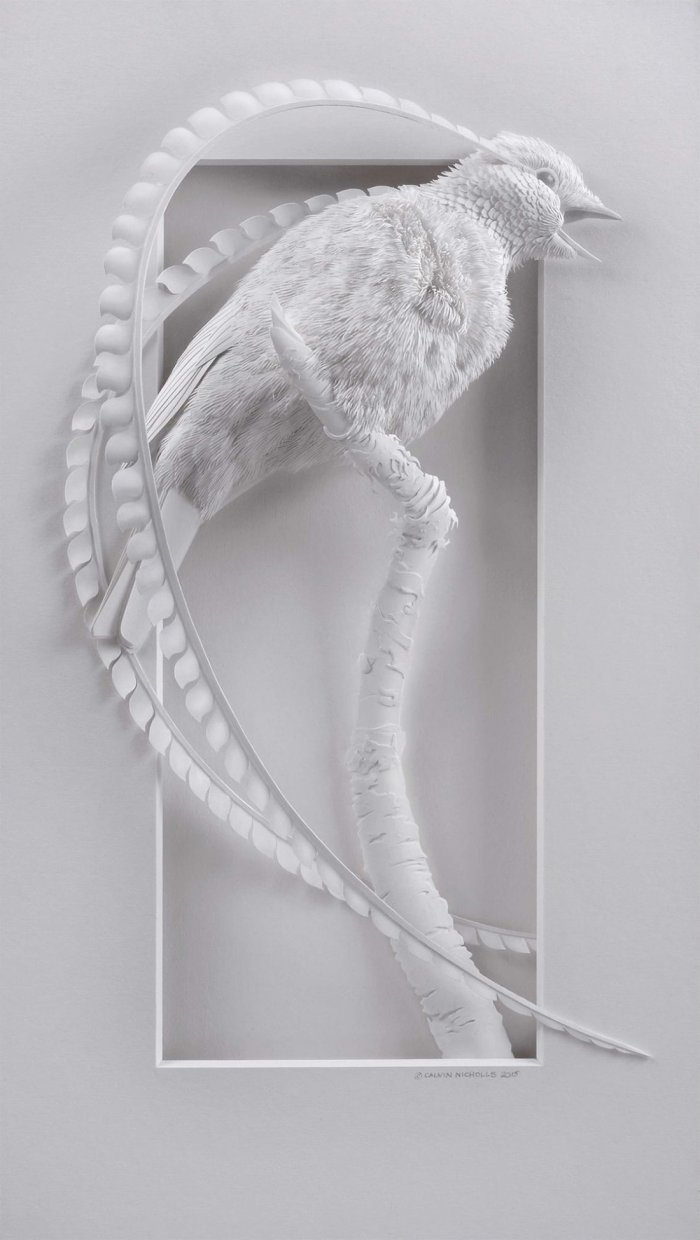 Белоснежный paper-art Келвина Николлса (10 фото) Белоснежный paper-art Келвина Николлса (10 фото)