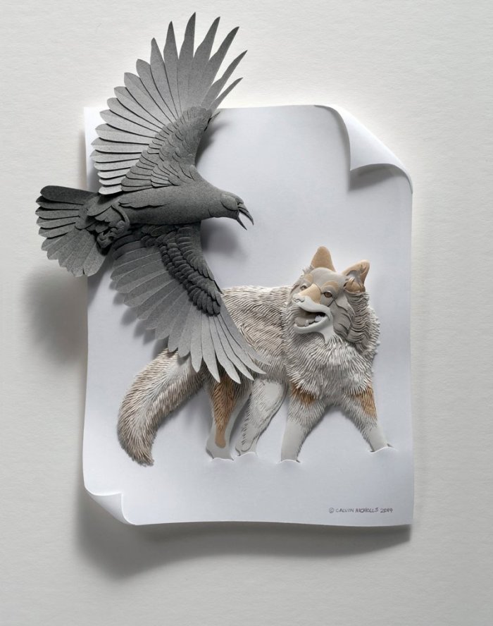 Белоснежный paper-art Келвина Николлса (10 фото) Белоснежный paper-art Келвина Николлса (10 фото)
