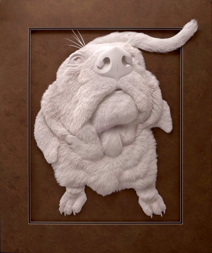 Белоснежный paper-art Келвина Николлса (10 фото) Белоснежный paper-art Келвина Николлса (10 фото)
