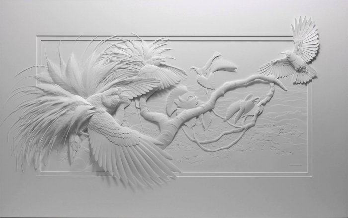 Белоснежный paper-art Келвина Николлса (10 фото) Белоснежный paper-art Келвина Николлса (10 фото)