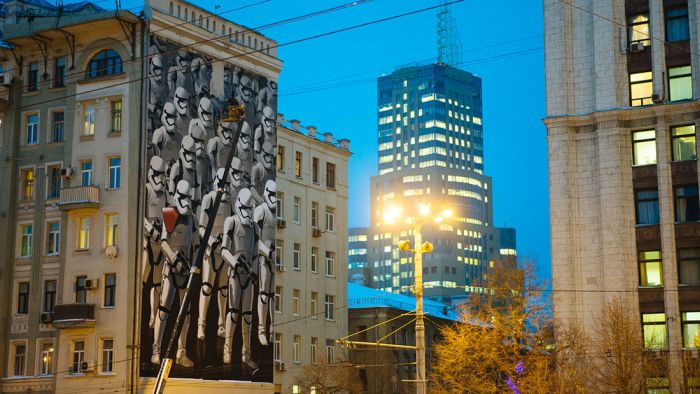 Уличное искусство (14 фото) Уличное искусство (14 фото)