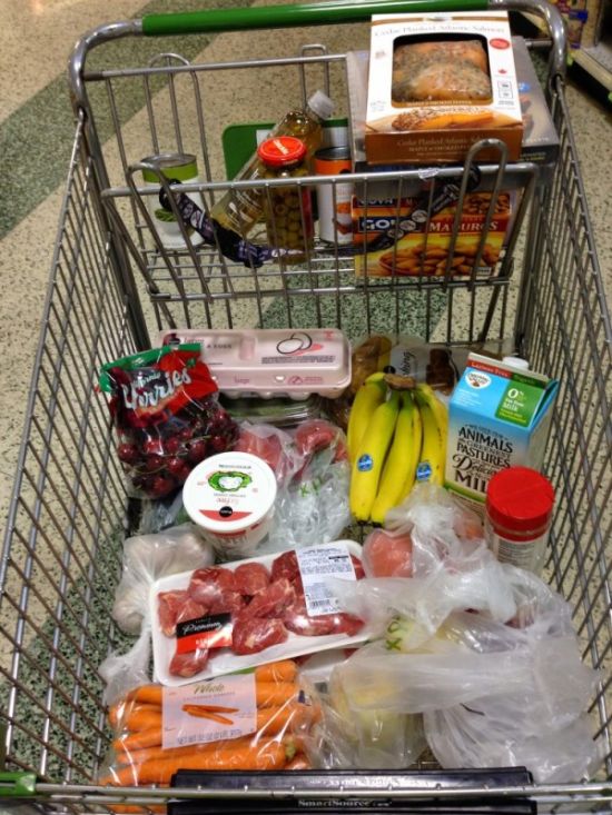 Недельная продуктовая корзина в США (3 фото) Недельная продуктовая корзина в США (3 фото)