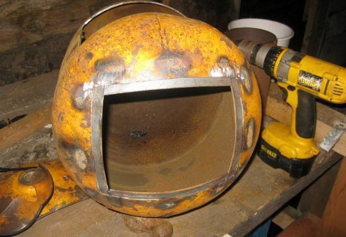 Самодельные печь и бойлер из газового баллона (29 фото) Самодельные печь и бойлер из газового баллона (29 фото)
