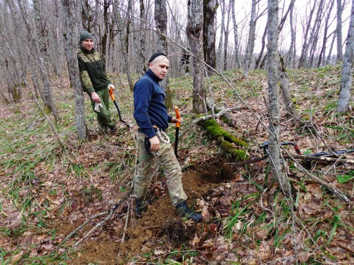 Поиски павших солдат Красной Армии в районе Сарай-горы (25 фото) Поиски павших солдат Красной Армии в районе Сарай-горы (25 фото)