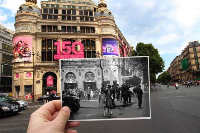Прогулка по улицам Париже в компании ретро фотографий (16 фото) Прогулка по улицам Париже в компании ретро фотографий (16 фото)