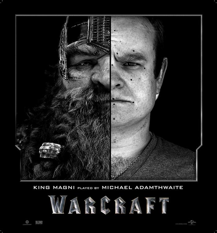 Актеры фильма Warcraft в образе и без него (10 фото) Актеры фильма Warcraft в образе и без него (10 фото)