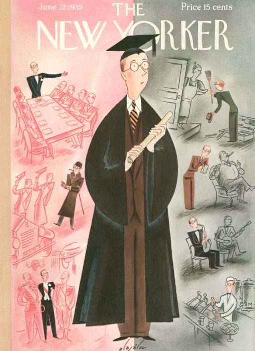 Журнал The New Yorker подшутил над выпускниками колледжей (8 фото) Журнал The New Yorker подшутил над выпускниками колледжей (8 фото)