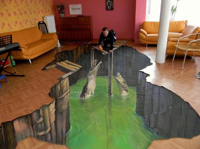 Уличные 3D-рисунки Николая Арндта (22 фото) Уличные 3D-рисунки Николая Арндта (22 фото)