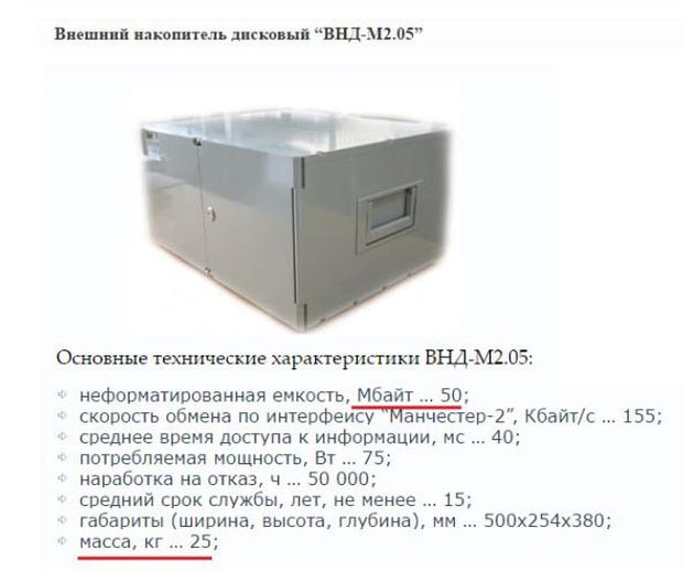 Отечественный жесткий диск на 50 Мб за 3,8 миллиона рублей (2 фото) Отечественный жесткий диск на 50 Мб за 3,8 миллиона рублей (2 фото)