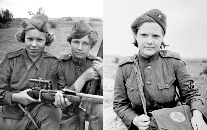 Великая Отечественная война глазами женщин (19 фото) Великая Отечественная война глазами женщин (19 фото)
