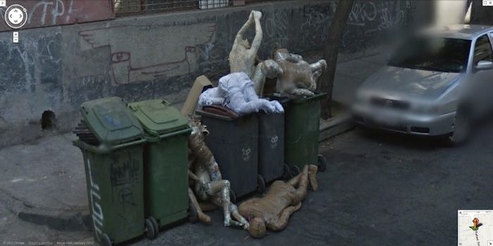 Шокирующие сцены, попавшие на фото компании Google (10 фото) Шокирующие сцены, попавшие на фото компании Google (10 фото)