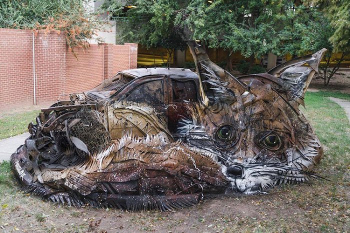 Трэш-скульптуры Bordalo II (6 фото) Трэш-скульптуры Bordalo II (6 фото)