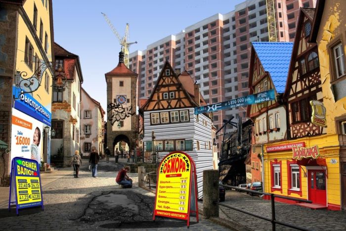 Как выглядели бы города Европы, если к ним относились, как к Самаре (4 фото) Как выглядели бы города Европы, если к ним относились, как к Самаре (4 фото)